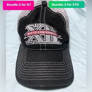 TCU Big XII Basball Cap with Velcro Adjustable Strap